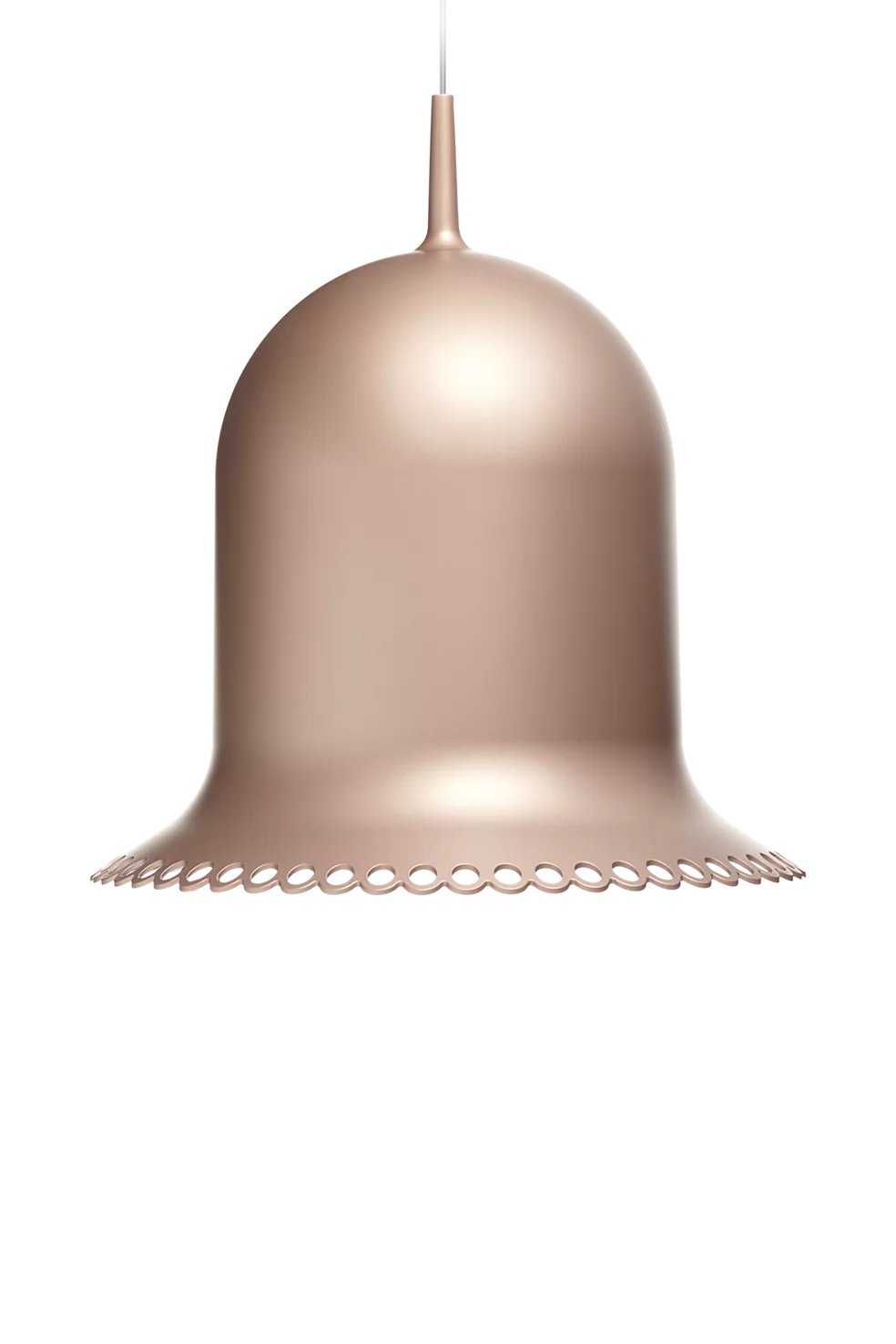 Lolita suspension light london rosé front side